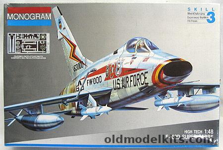 Monogram 1/48 F-100 Super Sabre Hi-Tech - With Photoetched Details, 5471 plastic model kit